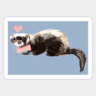 Happy National Ferret Day #2 Sticker